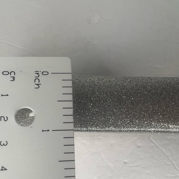 Kate Spade Small Silver Glitter Box Clutch Bag Valentine’s Day Formal Wedding. - Picture 5 of 9